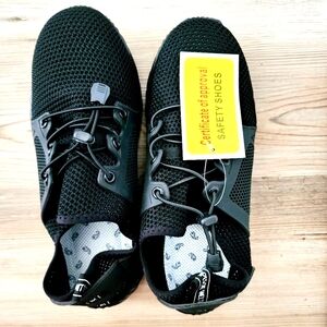 Men's Sneakers Safety Shoes Work Steel Toe Cap  Size 44, Size 10 In Men- New